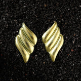 Auric Dawn Libre Wing Titanium Earrings