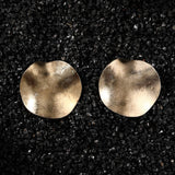 Dune Gold Drift Petal Titanium Earrings