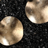 Dune Gold Drift Petal Titanium Earrings