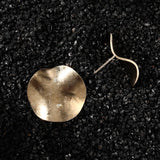 Dune Gold Drift Petal Titanium Earrings