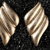 Dune Gold Libre Wing Titanium Earrings
