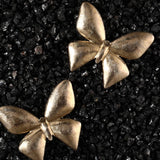 Dune Gold Papillon Titanium Earrings