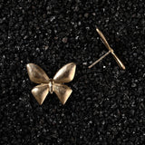 Dune Gold Papillon Titanium Earrings