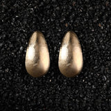 Dune Gold Teardrop Titanium Earrings