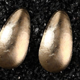 Dune Gold Teardrop Titanium Earrings