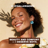 Lagoon Blue Mobius Titanium Earrings