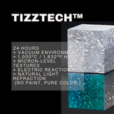 Twilight Violet Etchline Titanium Earrings