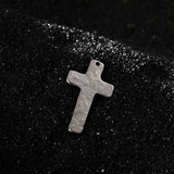 Titan Grey Classic Cross Titanium Necklace