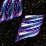 Twilight Violet Libre Wing Titanium Earrings