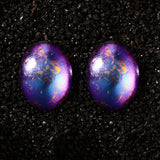Twilight Violet Nova Titanium Earrings