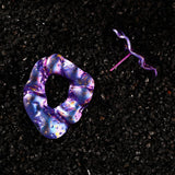 Twilight Violet Orbit Titanium Earrings