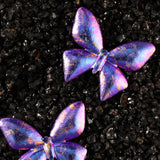 Twilight Violet Papillon Titanium Earrings